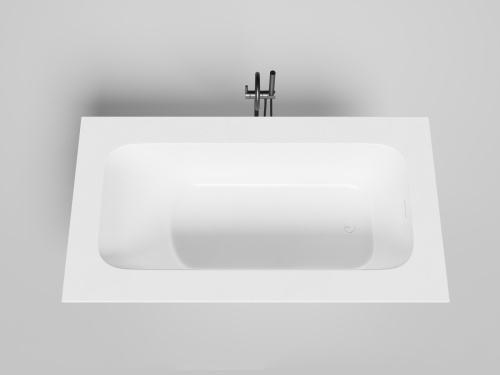 Ванна из литьевго мрамора Salini ORLANDA 102114G 190х100 встраиваемая прямоугольная с ножками - фото 3